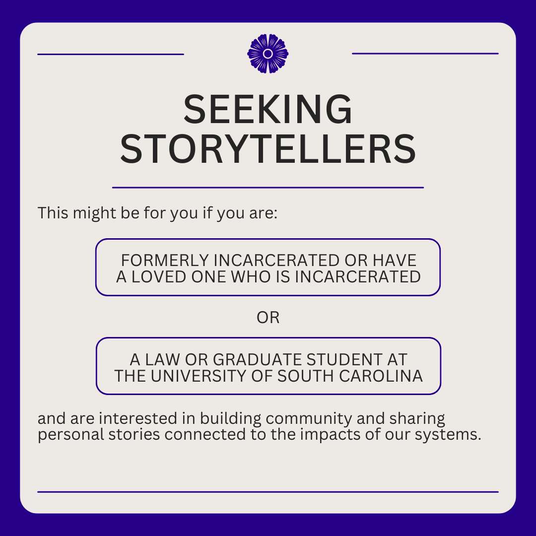 Seeking Systems-Impacted & Student Story Tellers